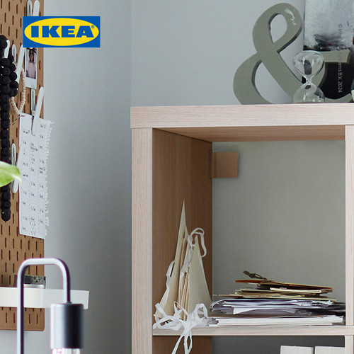 IKEA KALLAX Rak Pajangan Minimalis Berkualitas Efek Kayu Oak 77x147cm