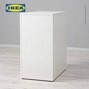 IKEA ALEX Unit Penyimpanan Putih Minimalis 36x70 cm