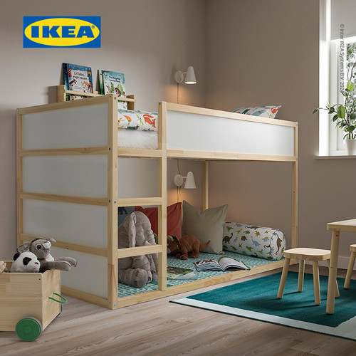 IKEA KURA Rangka Tempat Tidur Dapat Dibalik Minimalis 90x200 cm