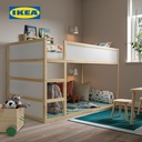 IKEA KURA Rangka Tempat Tidur Dapat Dibalik Minimalis 90x200 cm