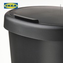 IKEA HOLASS Tempat Sampah Dengan Tutup Kapasitas 8 L