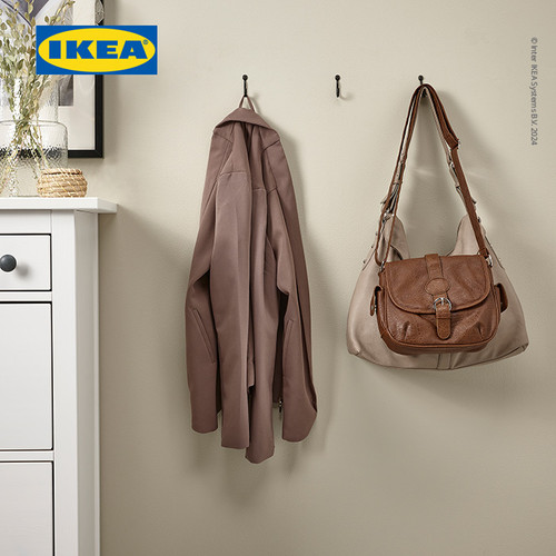 IKEA HOGAFFEL Pengait Hook Dinding Minimalis Set Isi 3pcs