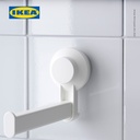 IKEA TISKEN Tempat Tisu Toilet Tempel Dengan Plastik Hisap Putih