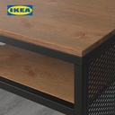 IKEA FJALLBO Meja Kerja Untuk Laptop dengan Roda Hitam 100x36 cm