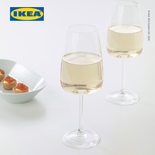 IKEA DYRGRIP Gelas Kaca Bening untuk Wine 42cl