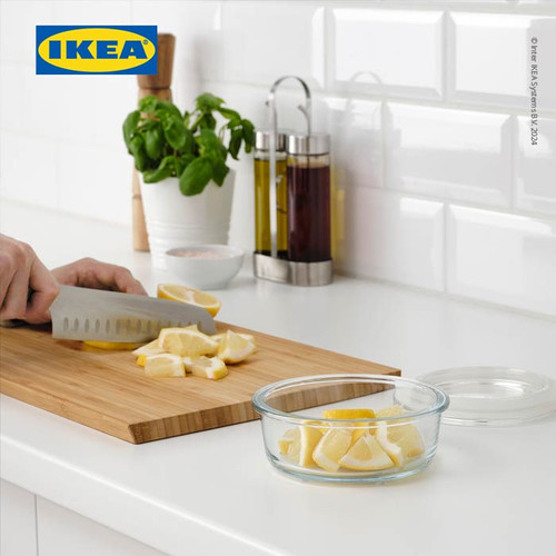 IKEA 365+ Tempat Makanan Tanpa Tutup Kaca Bulat 400mL