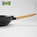 IKEA VARDAGEN Wajan Dengan Penutup Baja Karbon 30cm
