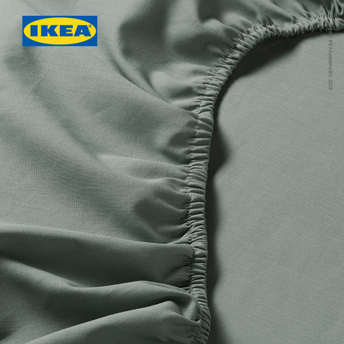 IKEA DVALA Sprei Kasur Berkaret 80x200cm