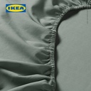 IKEA DVALA Sprei Kasur Berkaret 80x200cm
