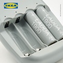 IKEA LADDA Baterai Isi Ulang AA 1.2V 1.900 mAh HR06 Isi 4pcs