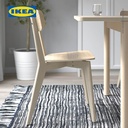 IKEA LISABO Kursi Makan Minimalis Kayu Ash