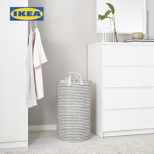 IKEA KLUNKA Kantong Cucian / Pakaian Kotor Mudah Dibawa 60L