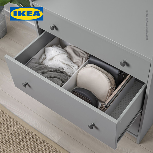 IKEA STUK Kotak Penyimpanan Dengan Kompartemen 34x51x10 cm