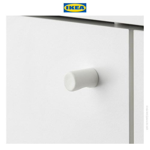 IKEA KLEPPSTAD Kabinet Tempat Sepatu Putih Minimalis 80x35x117 cm