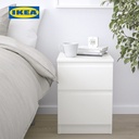 IKEA KULLEN Lemari 2 Laci Putih Minimalis 35x49 cm