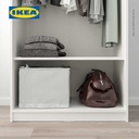 IKEA KLEPPSTAD Lemari Pakaian 2 Pintu Putih 79x176 cm