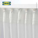 IKEA HILJA Tirai Gorden 1 Pasang Putih 145x250 cm Sepasang Isi 2pcs