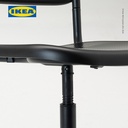 IKEA SMALLEN Kursi Kerja Putar Minimalis Hitam