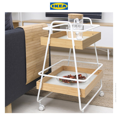 IKEA SVENARUM Meja Troli Dengan Penyimpanan 40x56 cm