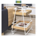 IKEA SVENARUM Meja Troli Dengan Penyimpanan 40x56 cm