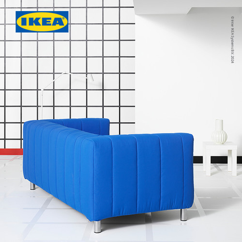 IKEA KLIPPAN Sofa 2 Dudukan LANGBAN Biru Terang
