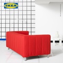 IKEA KLIPPAN Sofa 2 Dudukan LANGBAN Merah Terang