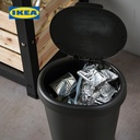 IKEA HOLASS Tempat Sampah Dengan Tutup Kapasitas 8 L