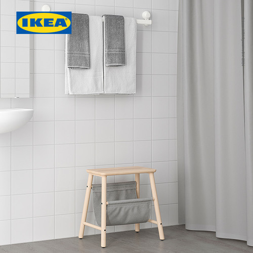 IKEA TISKEN Gantungan Handuk Tempel Dengan Plastik Hisap Putih