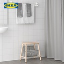 IKEA TISKEN Gantungan Handuk Tempel Dengan Plastik Hisap Putih