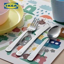 IKEA FABLER Peralatan Makan Anak Set Isi 3Pcs