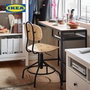 IKEA FJALLBO Meja Kerja Untuk Laptop dengan Roda Hitam 100x36 cm