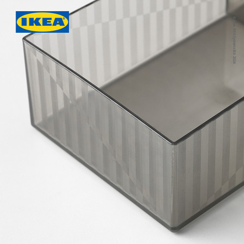 IKEA LILLSTUGA Kotak Penyimpanan Dengan Kompartemen Set Isi 2pcs