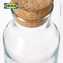IKEA 365+ KARAFE Botol Bening 1L dengan tutup