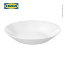 IKEA OFTAST Piring Cekung Putih 20cm
