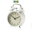 IKEA DEKAD Jam Alarm dengan Desain Bersih dan Klasik