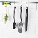 IKEA GNARP Perkakas Dapur Hitam Isi 3 Set