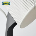 IKEA SVALLET Lampu Meja Kerja Warna Abu-Abu/Putih