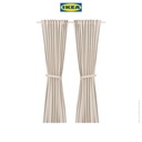 IKEA LENDA Gorden Minimalis Putih Pudar 140x250cm 1 Pasang