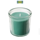 IKEA HEDERSAM Lilin Beraroma Rumput Segar/Hijau Muda Tahan 20 Jam