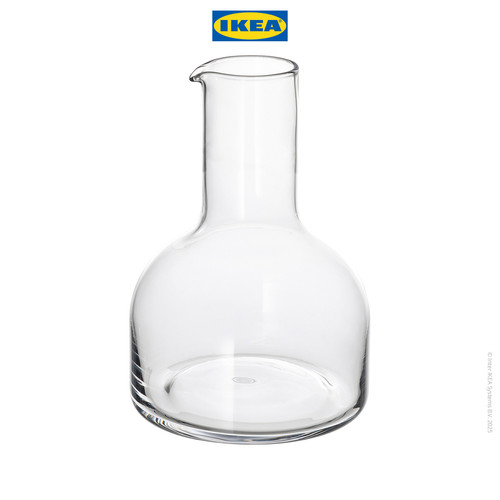IKEA BROGGAN Pitcher Minuman Minimalis Bahan Kaca 1L