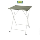 IKEA TARNO Meja Luar Ruangan Putih/Hijau 55x54cm