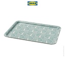 IKEA SLOJSTJART Baki Serbaguna Biru/Berpola 28x37cm