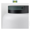 IKEA LANSPORT Lampu Portabel LED Putih/Abu-abu Tua 22cm