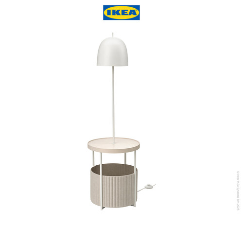 IKEA TRINDSNO Lampu Lantai Dengan Meja Minimalis
