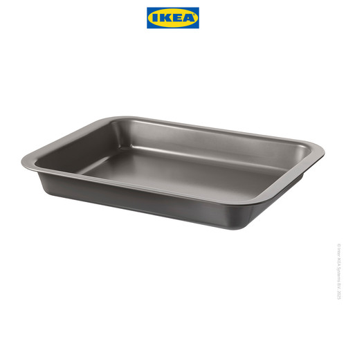 IKEA HEMMABAK Loyang Baking / Masak Serbaguna Abu-abu 36x27cm