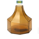 IKEA GOKVALLA Vas Bunga Minimalis Kuning Bahan Kaca 14x14x14cm
