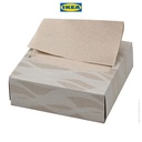 IKEA KRUSTISTEL Tissue / Serbet Kertas Krem Muda 16x32cm Isi 100pcs