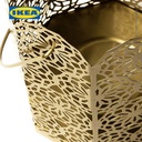IKEA GOKVALLA Tempat Lilin Emas 16x16x24cm