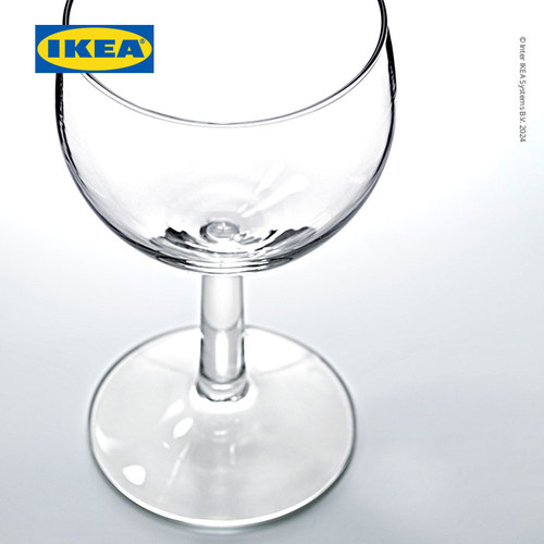 IKEA FORSIKTIGT Gelas Anggur Kaca Bening 16cl Isi 6pcs