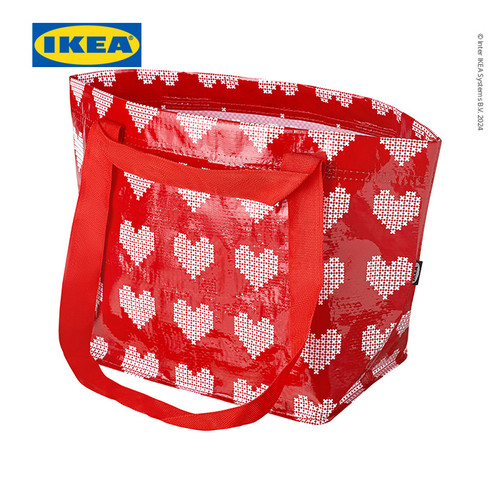 IKEA TOSSDAN Kantong / Tas Belanja Kapasitas Kecil 27x18x27 cm/13L